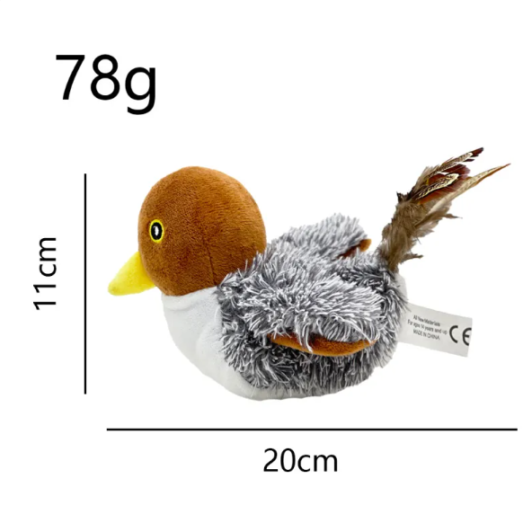 USB Rechargeable Interactive Flapping Bird Cat Toy