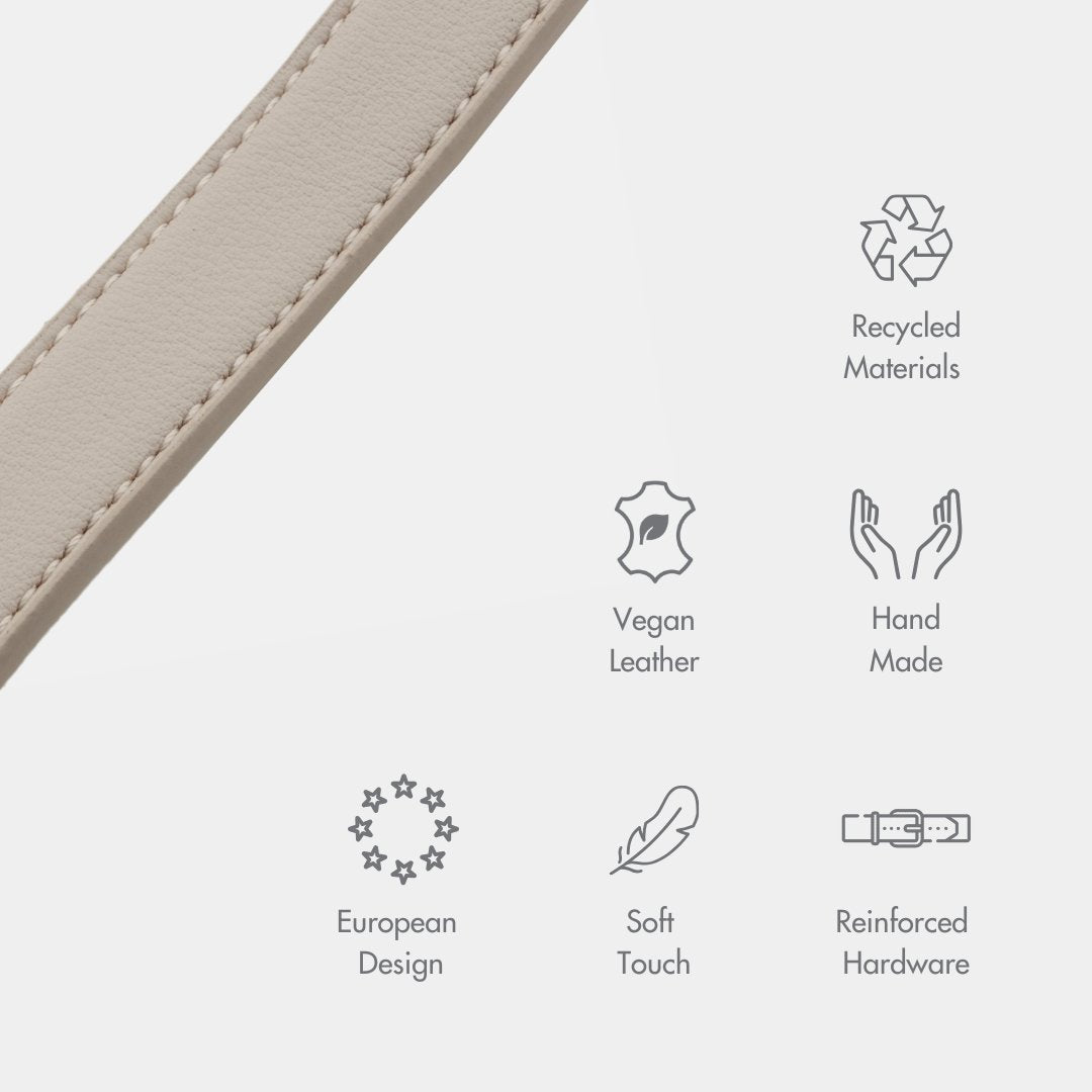 Leash 4ft - Vegan Leather - Cupertino