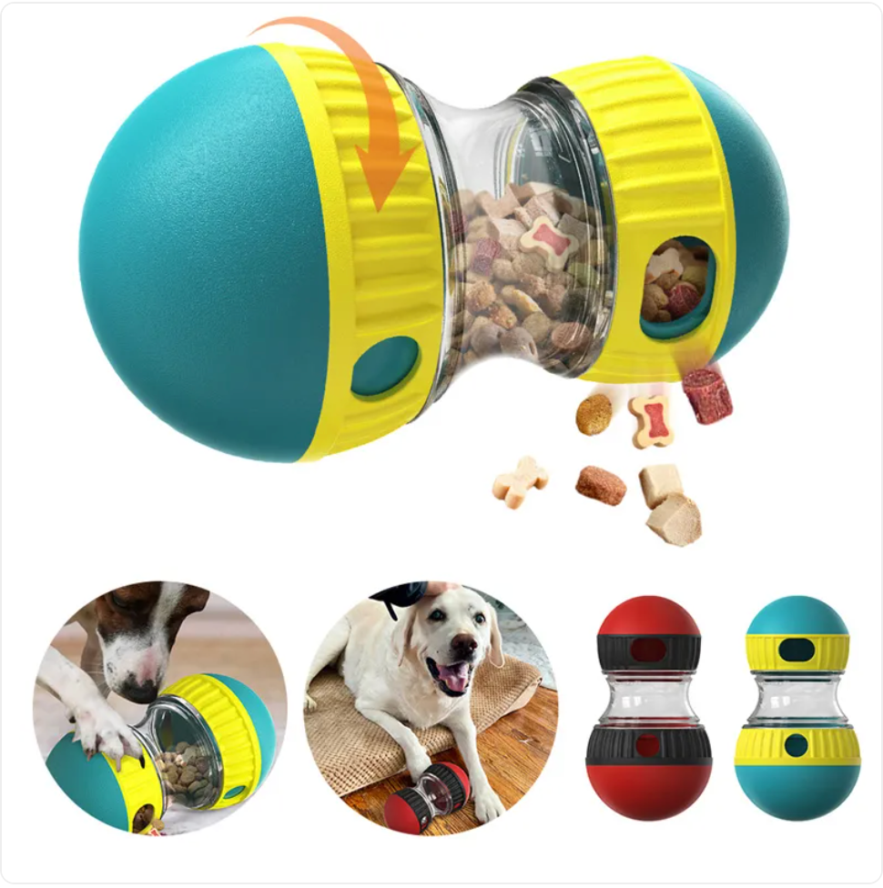 Interactive Food Dispensing Dog Toy Puzzle